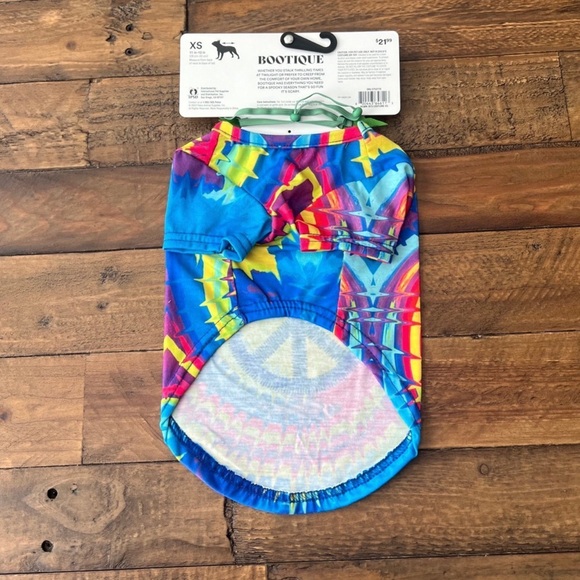 Dog Cat Halloween Costume 2 pc 70s Bootique Pet Costume Set Size XSmall - Picture 8 of 15